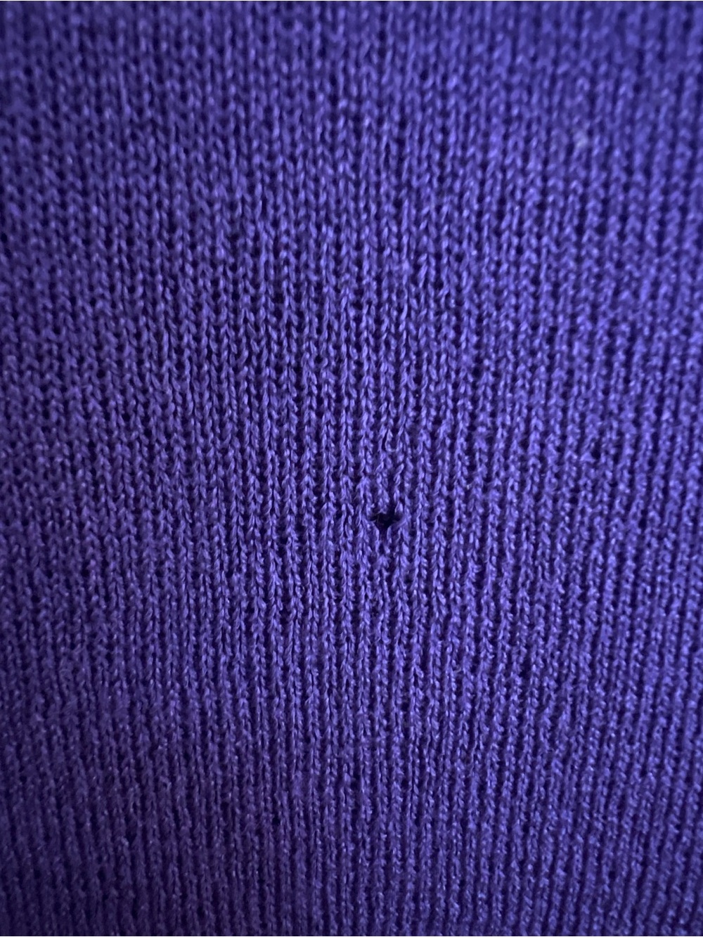 Y2K Vintage Gucci Early 2000’s  Women’s Purple V-Neck 100% Silk Long Sleeve Top - Picture 6 of 8